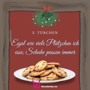 Read more about the article Egal wie viele Plätzchen ich esse… 3. Türchen vom Adventskalender