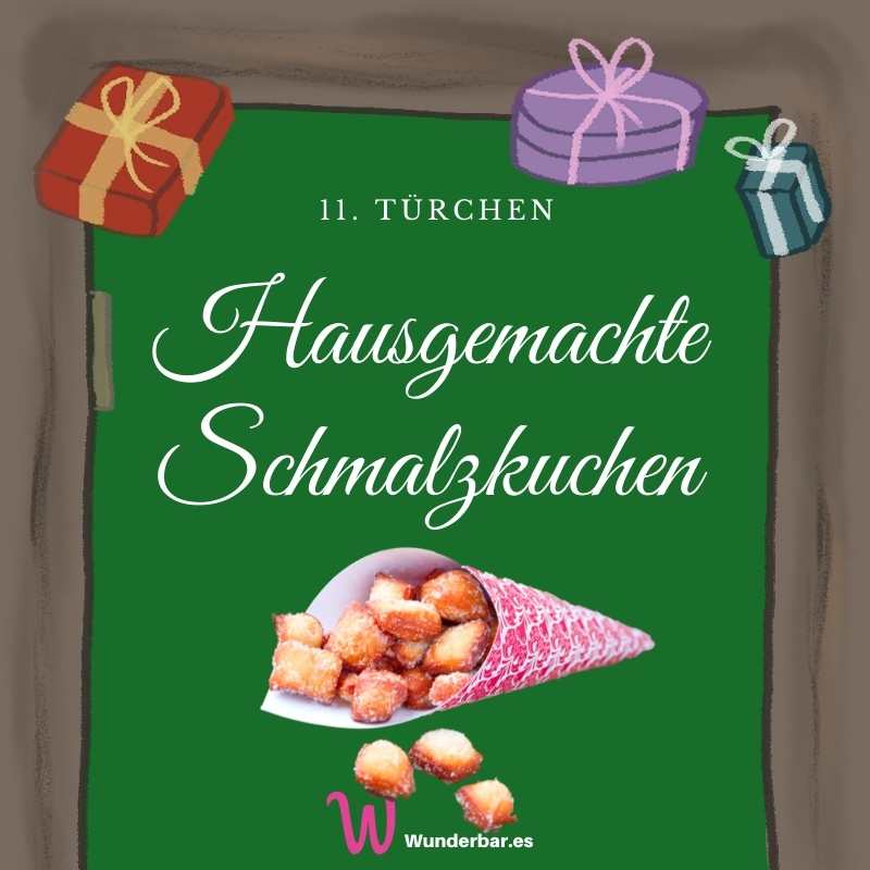 Read more about the article Schmalzkuchen einfach selber machen 🥰 11. Türchen des Adventskalenders