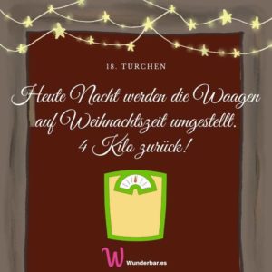 Read more about the article Heute Nacht werden die Waagen umgestellt! 🎄 18. Türchen des Adventskalenders